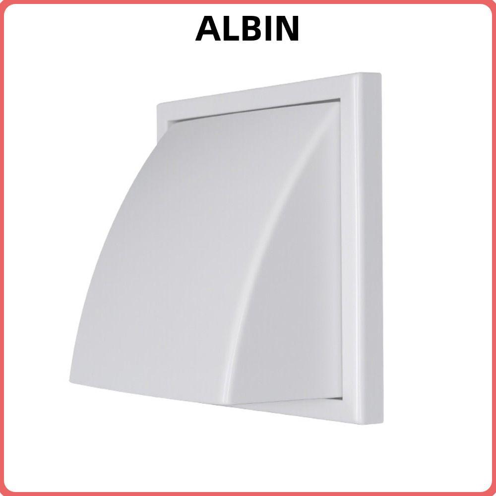 ALBIN Exterior Wall Ventilation Grille, Rainproof Design With Valve ...