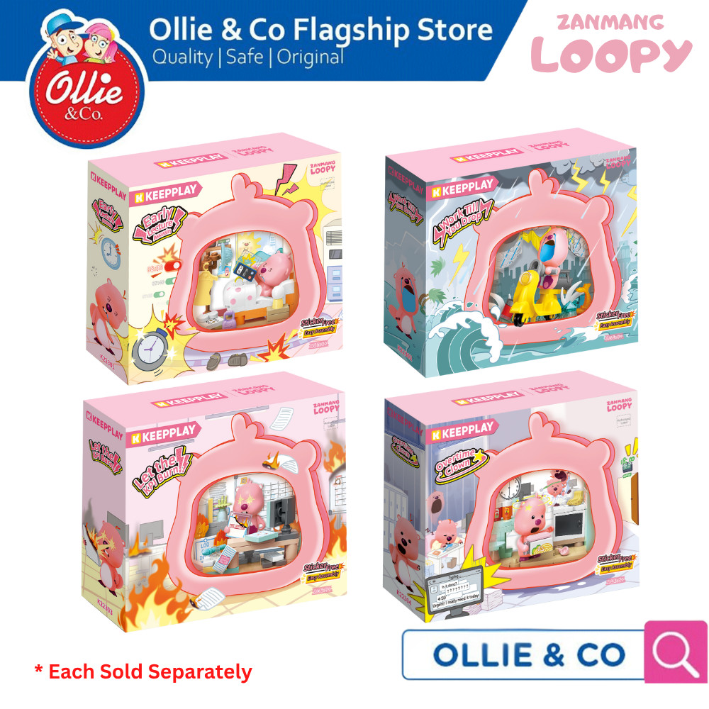 Keeppley Zanmang Loopy Work Life Themed Mini Building Blocks Set ...
