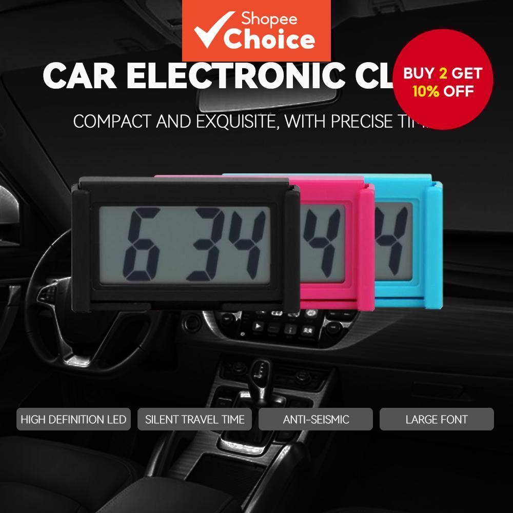 Mini Portable Car Electronic Clock – Compact Digital Time Display for ...