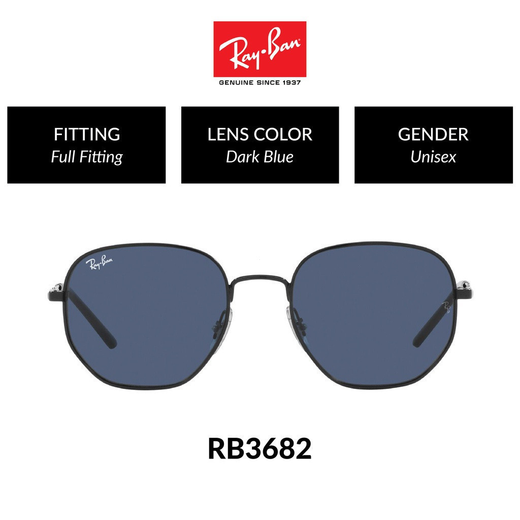 Ray-Ban Core Rb3682 | Unisex Global Solar Lens Size 51mm | Shopee ...