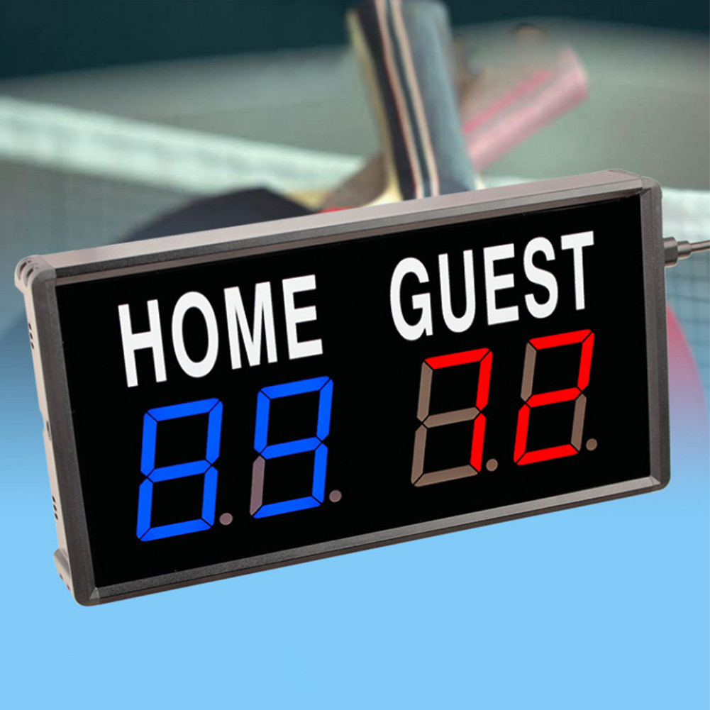 LED Digital Scoreboard Tabletop Score Keeper Sores 0-99 Portable ...