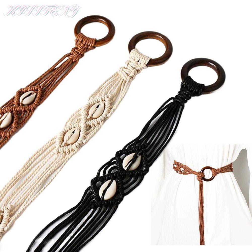 KISSFENY Tie Waist Rope, Versatile Luxury Design Braided Waist Chain ...