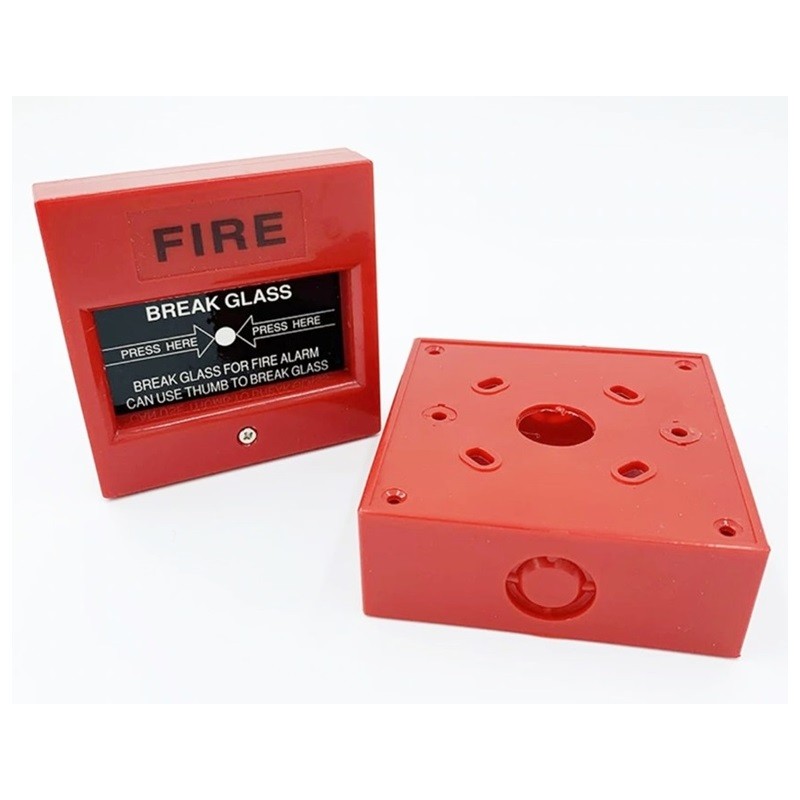 Emergency Light Switch FIRE Alarm Warning System BREAK GLASS Indicator ...