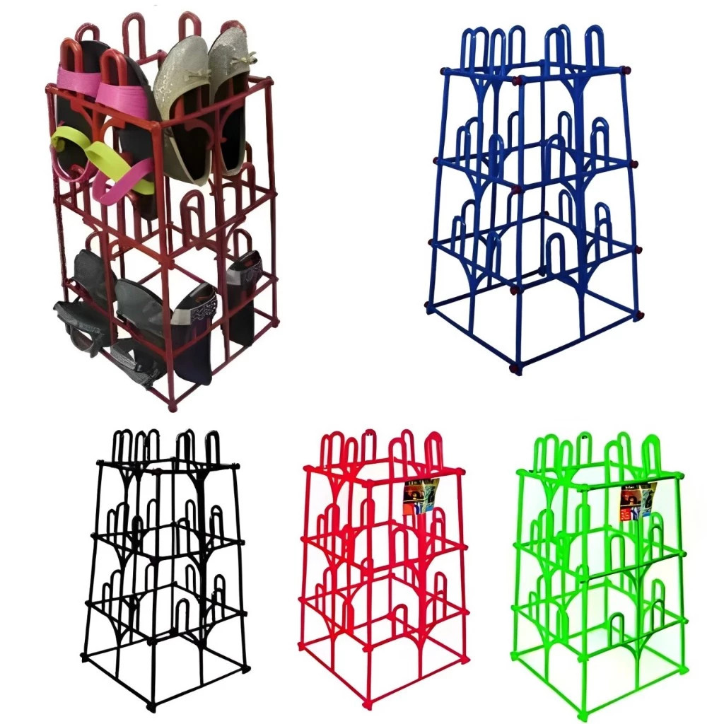 RACK/SKELETON SHOE RACK PLASTIC FOLDABLE SHOE RACK/UMBRELLA | Shopee ...