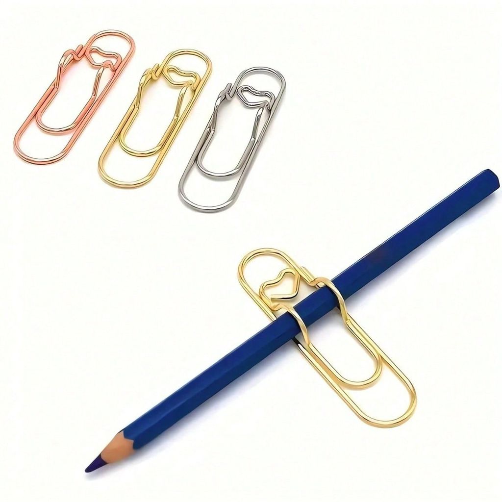 6PC random color stainless steel multifunctional metal clip set ...