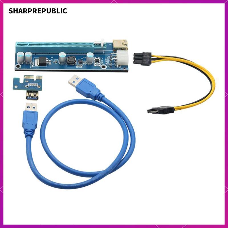 [Sharprepublic] Riser VER 009S 1x x Graphic Extension for GPU USB Riser ...