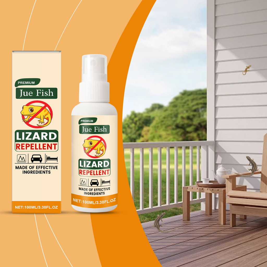 JUE FISH Repellent Lizard Spray Household Portable Repellent Gecko ...