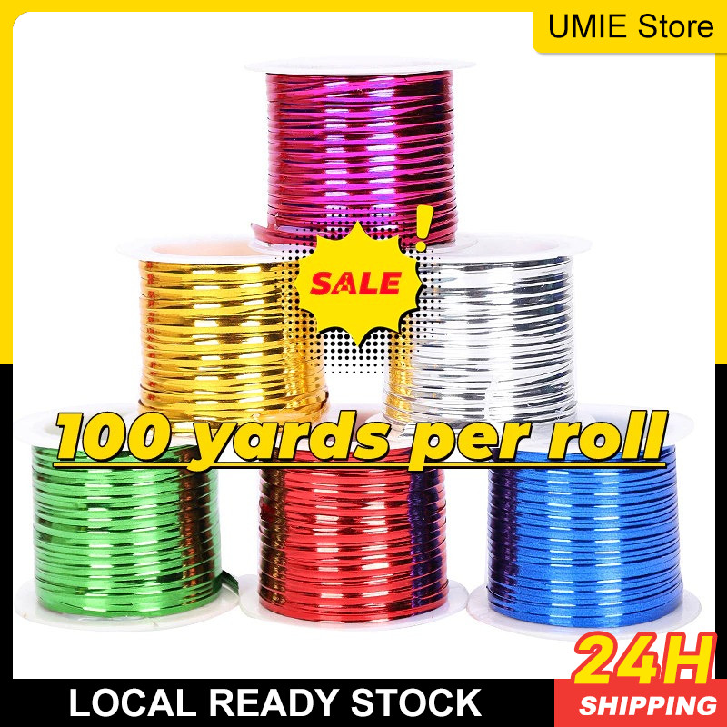 100Yards Twist Wire Metallic Bouquet Wire Wrapping String Lollipop ...