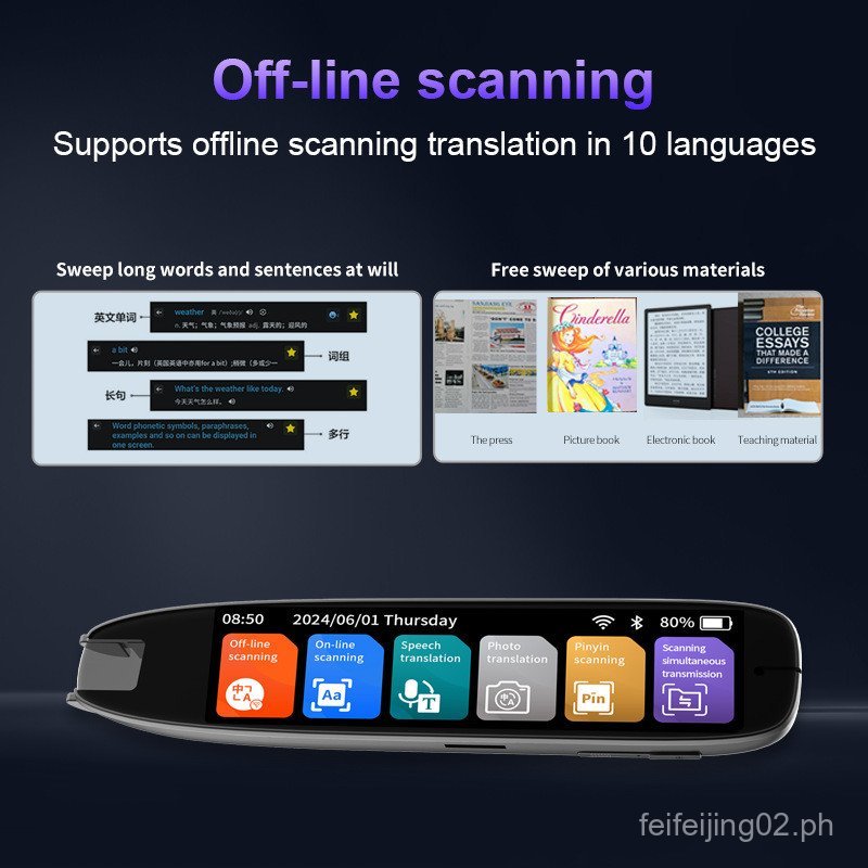 International Version Scan Translation Pen Chinese English German ...