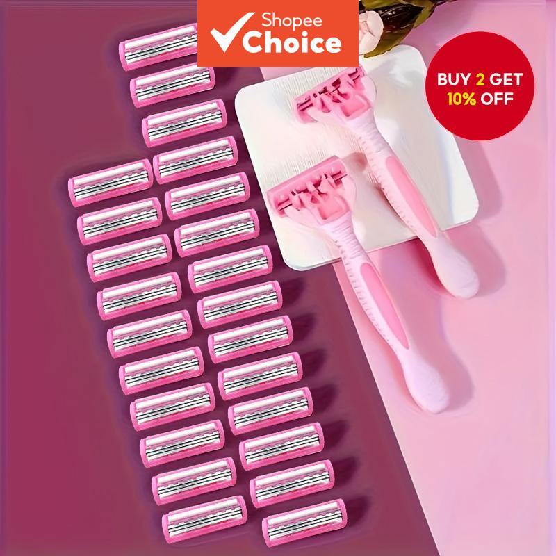 Women's Face Shaver & Eyebrow Razor | Safely Remove Peach Fuzz | 3 ...