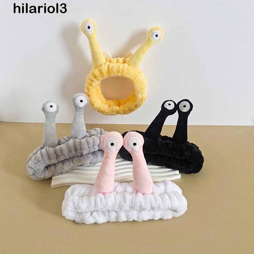 HILARIO Snail Headband, Cartoon Fluffy Plush Hairband, Fashion Elastic ...