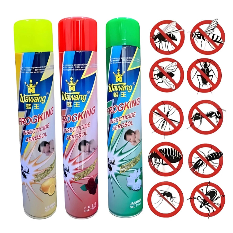 VERVE 24PCS 750ML MOSQUITO SPRAY MOSQUITO KILLER INSECT SPRAY 3 SCENTS ...