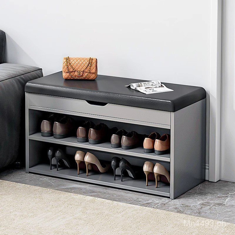 Entryway Stool New Model Narrow Integrated Doorway Multi-layer Shoe ...