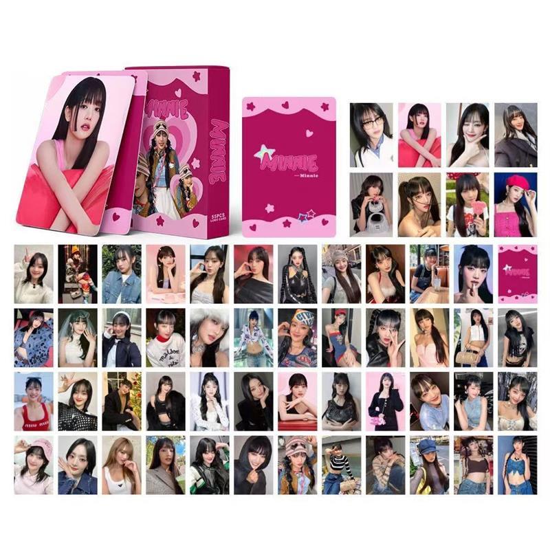 MINNIE SOLO Photocard G-IDLE Hallyu Female Singer Homemade Photocard 55 ...