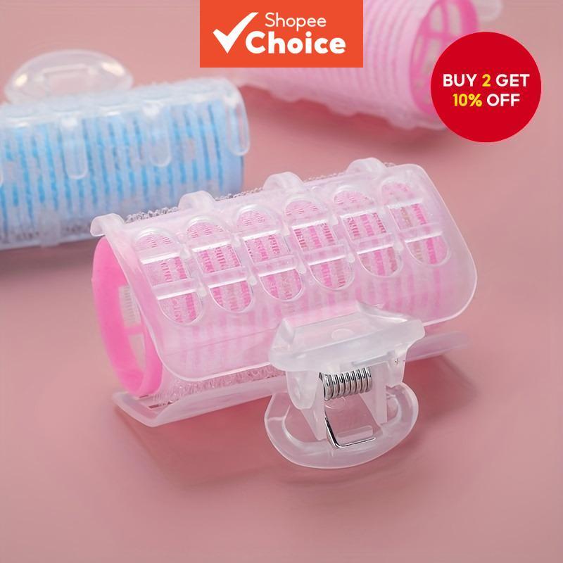 3Pcs Hair Rollers Bang Roll Curler Plastic Self-adhesive Hair Curling ...