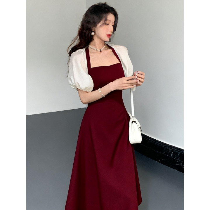 shopee dress formal Shop elegant for Sale on Philippines Sleeve length