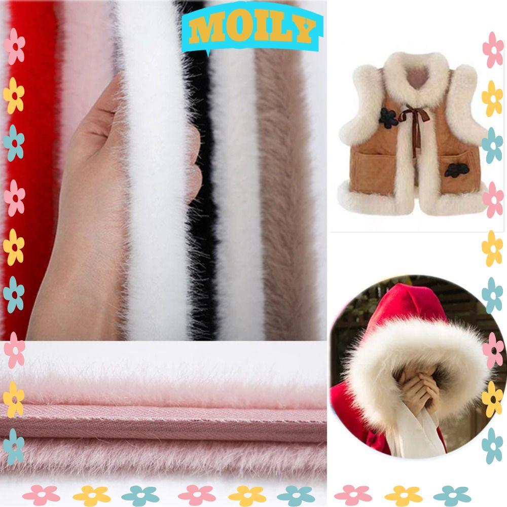 MOILYPH Faux Fur Fabric Roll Strip Ribbon for Art Craft Costume ...