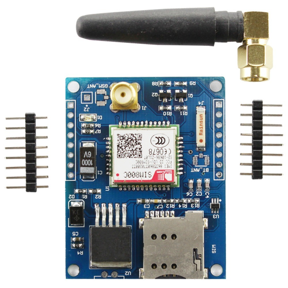 DC5-18V SIM800C Development Board Quad-band GSM/GPRS Module Support ...