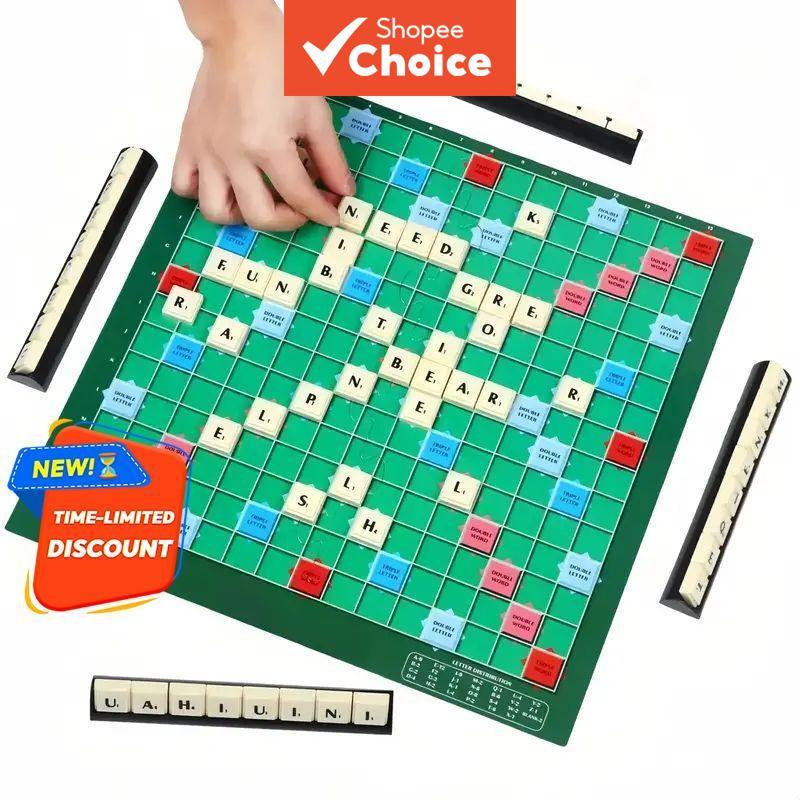 Scrabble Word Game Crossword Board Letter Matching Educational Family ...