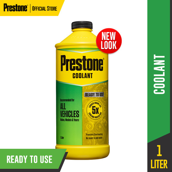 PRESTONE RTU Radiator Coolant 1L for Car & Motorcycle –5X Cooling Power ...
