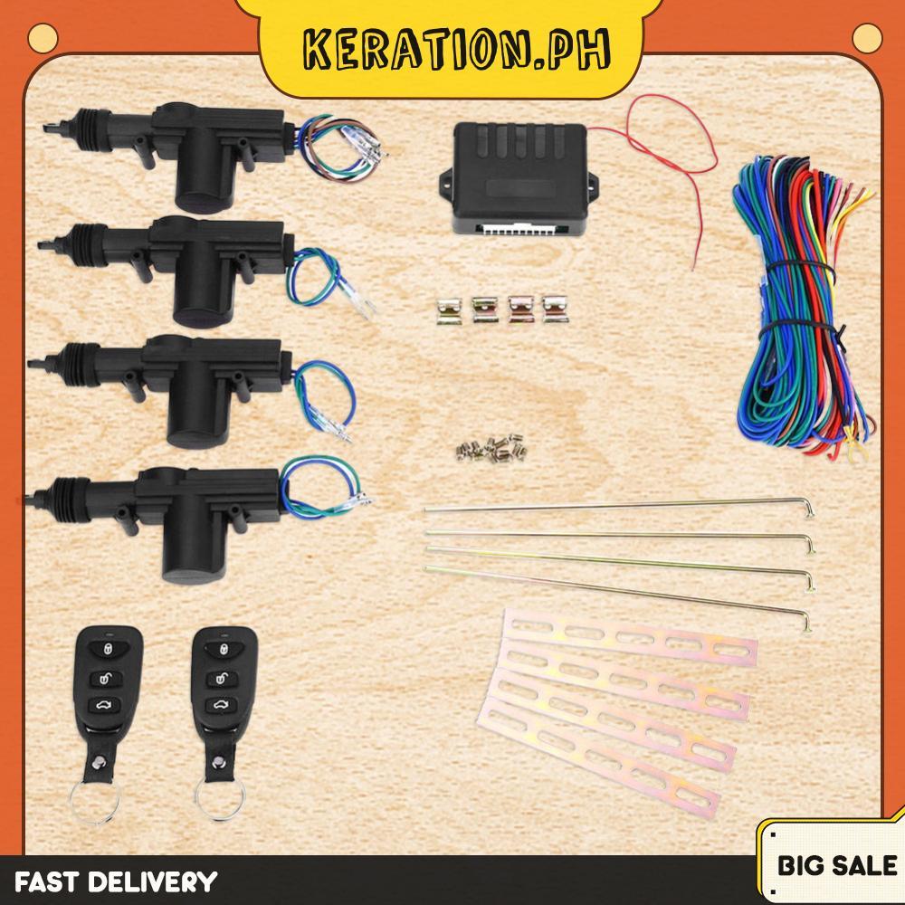 Keyless Entry System Locking Kit Remote Control Car Central Locking ...