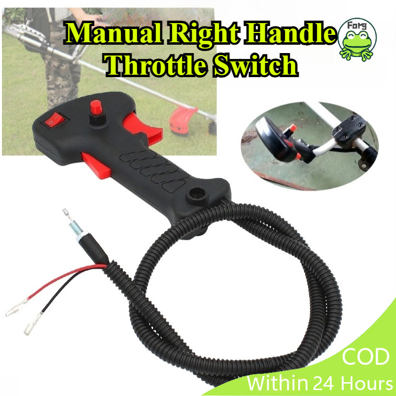 Grass Cutter Right Handle Throttle Trigger Throttle Switch,Manual Right ...