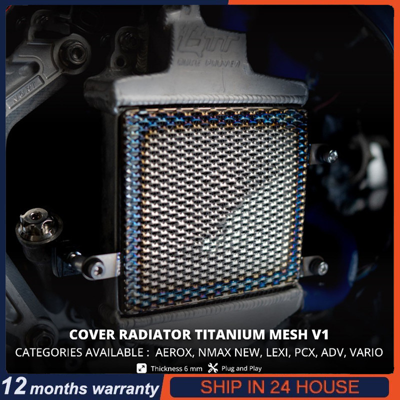 Alloy RADIATOR COVER – MESH V1-V2 PREMIUM SERIES [NMAX/AEROX/VARIO/PCX ...