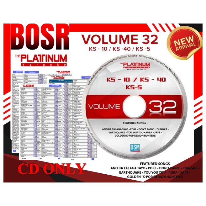 Platinum KS-5/KS-10/KS-40 Junior Lite CD With Additional Song list ...