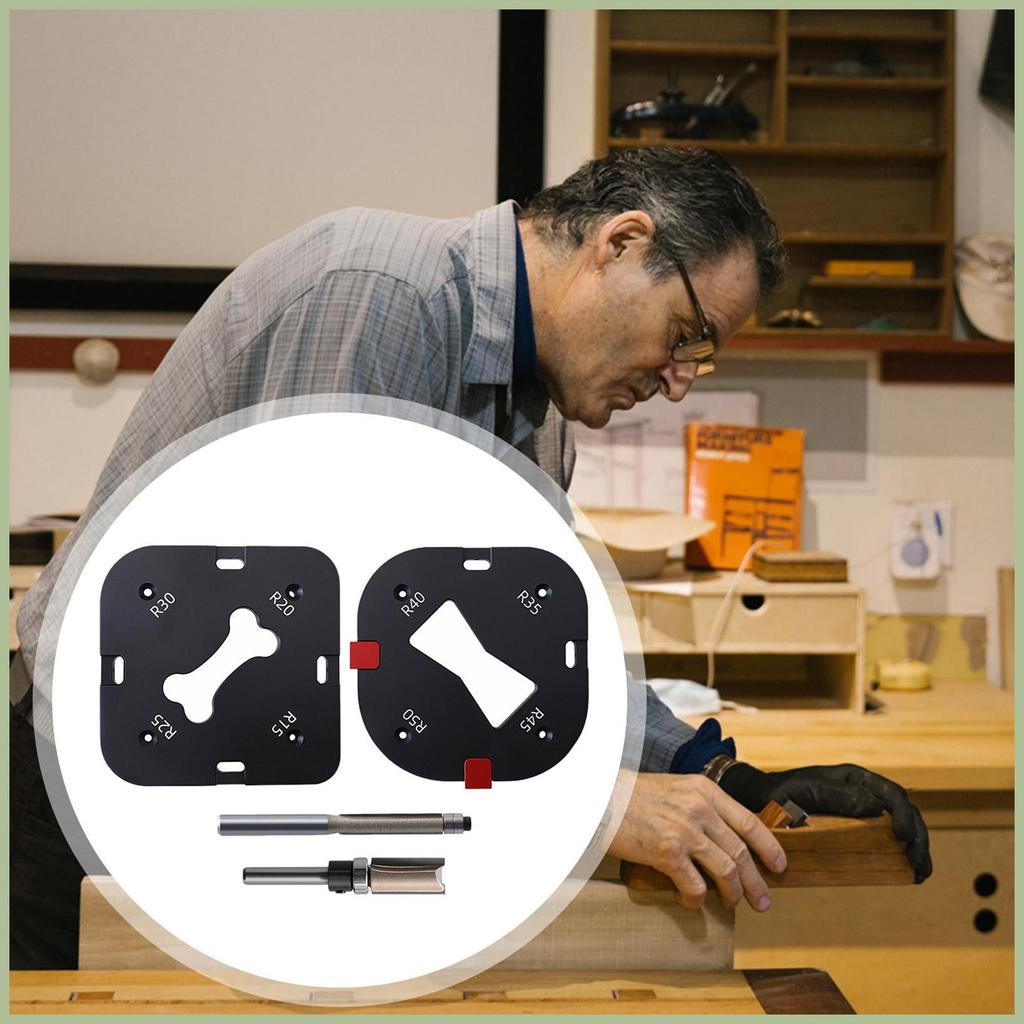 Router Corner Radius Template Chamfering Cutting Auxiliary Tool for ...
