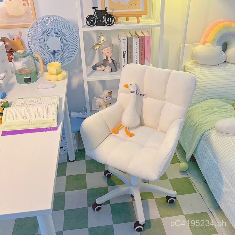 Swivel Chair for Girls, Desk Chair, Stool, Comfortable Writing Computer ...