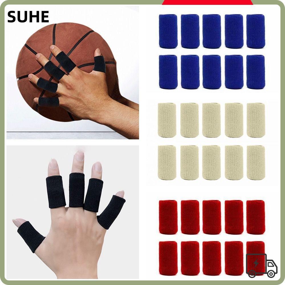 HI-SUHE 10PCS Finger Sleeves, Multicolor Stretchen Finger Cots ...