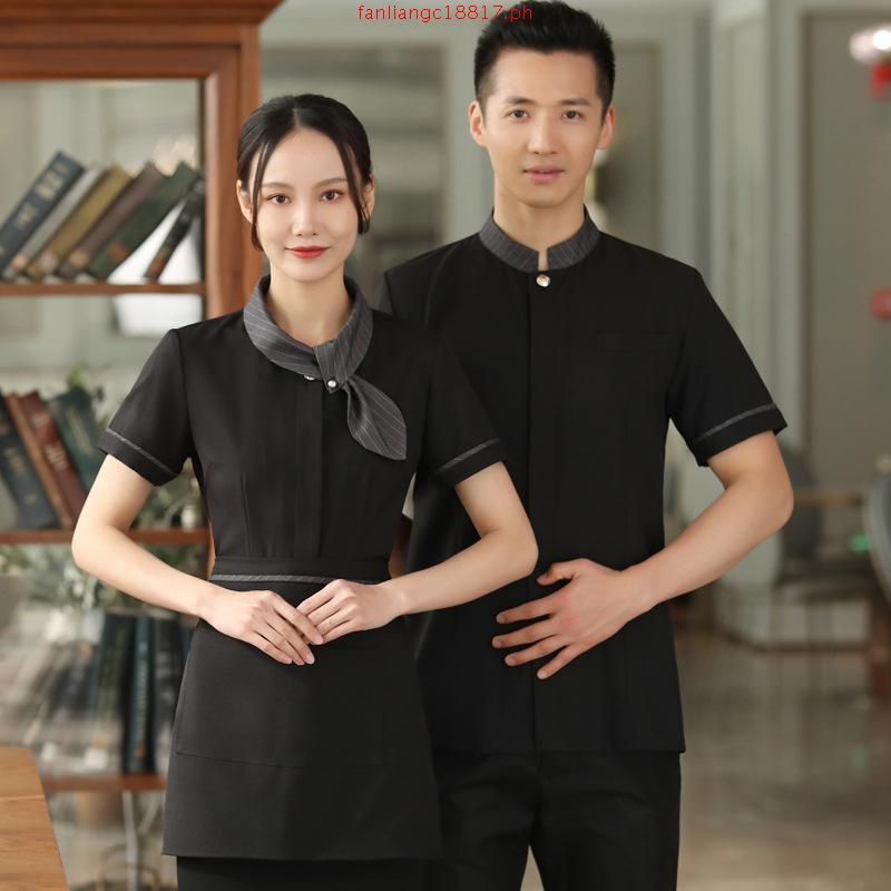 Kitchen uniform restaurant uniform men clothes coffee shop waiter work ...