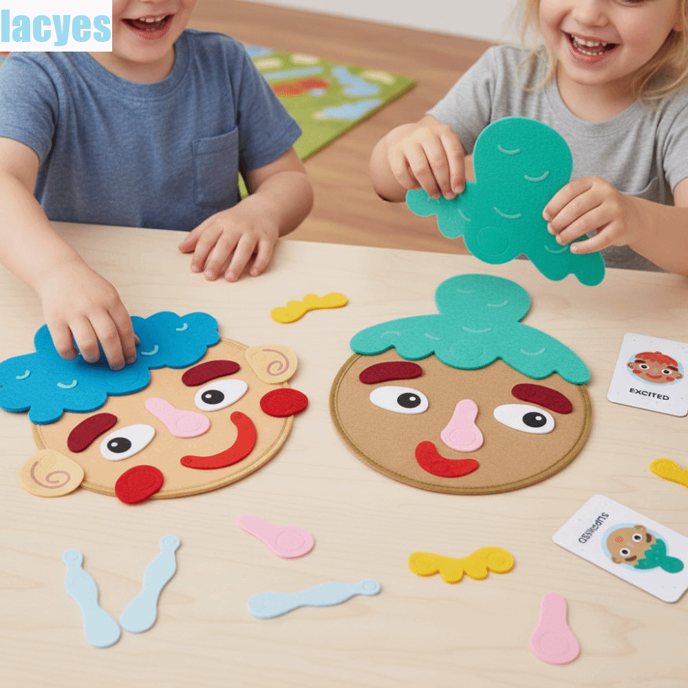LACYES Emotional Learning Toy, Making Faces Montessori Social Emotional ...