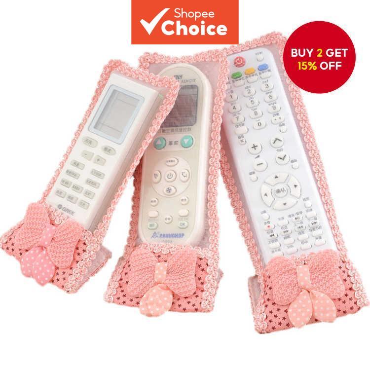 Lace Air Conditioner TV Remote Cover Case Control Protect Anti-Dust ...