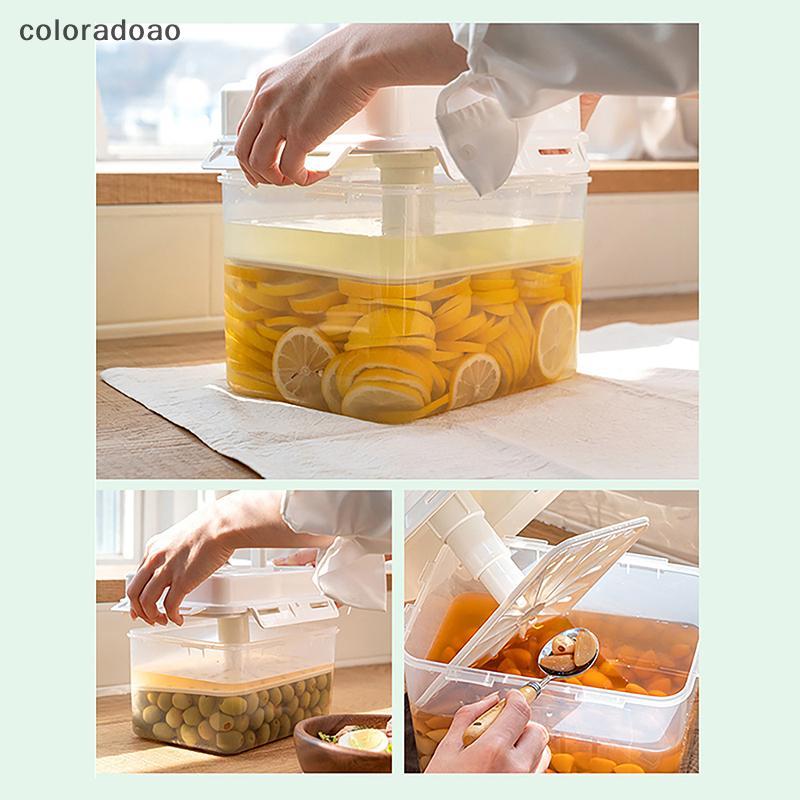 coloradoao 4/5L Pickle Jar Leakproof Pickle Fermentation Container For ...