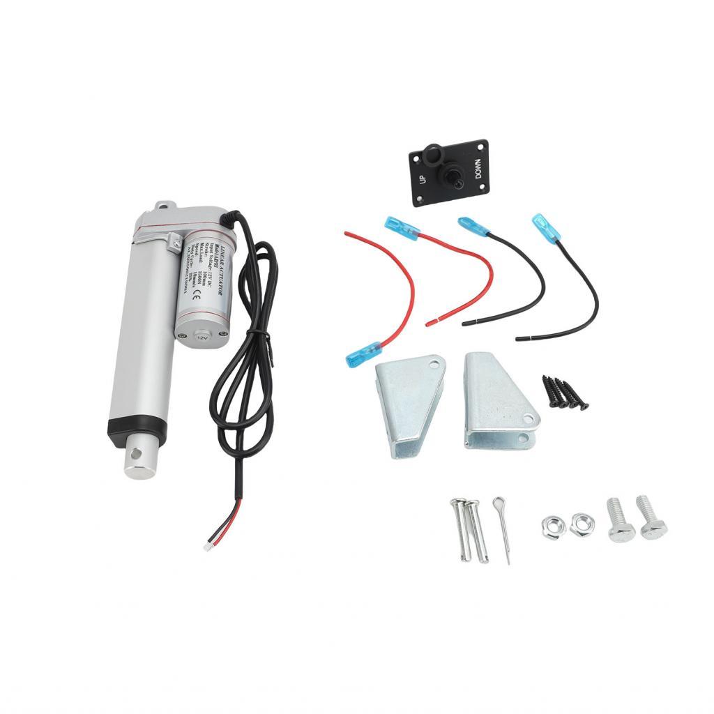 WODHMIEY 1500N Heavy Duty Linear Actuator 12V DC 100mm Stroke High ...