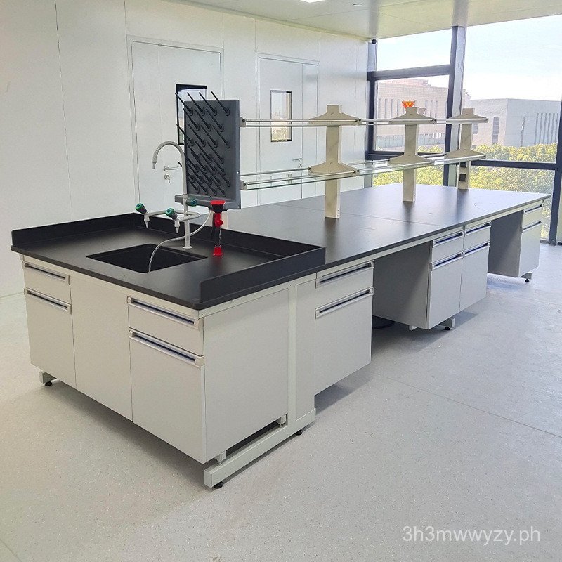 Steel Wood Experiment Table Physical and Chemical Board Test Bench ...