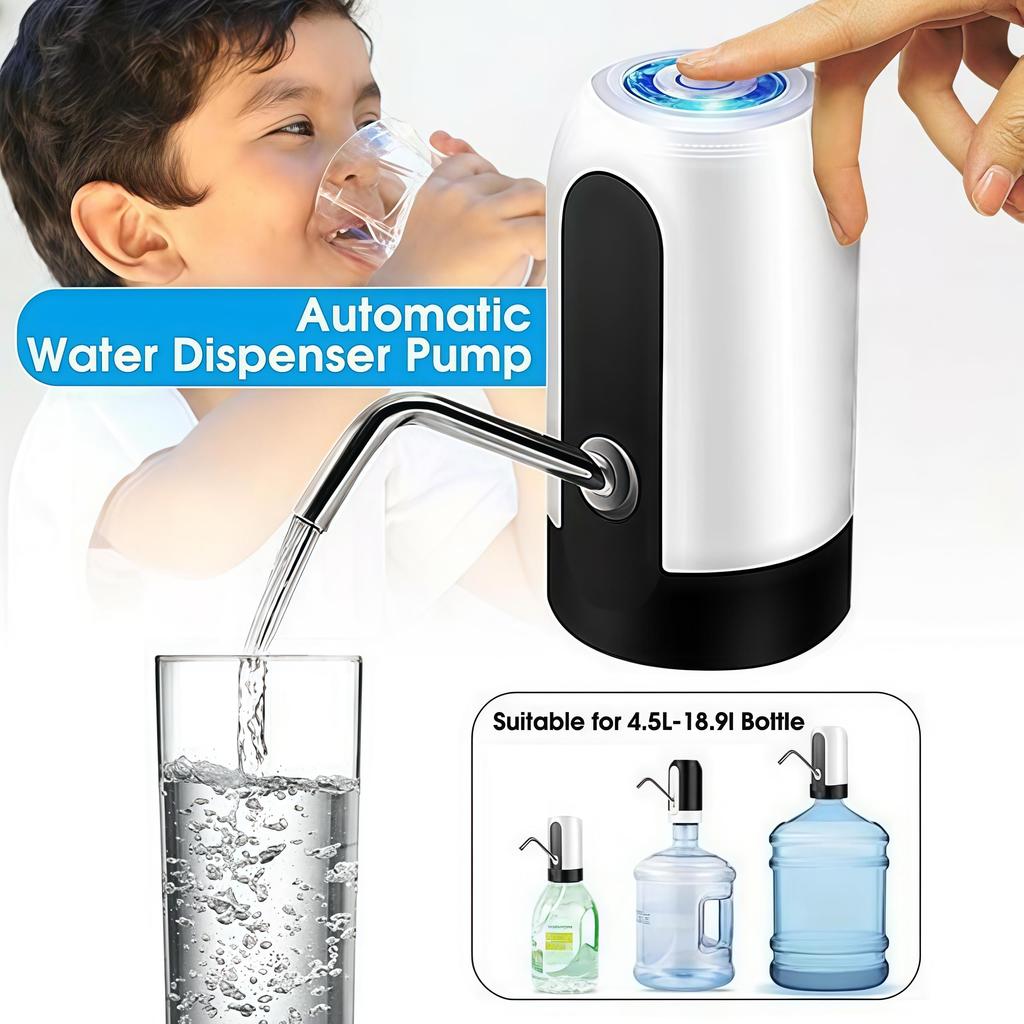USB Rechargeable Electric Dispenser Bottle Water Pump Automatic ...