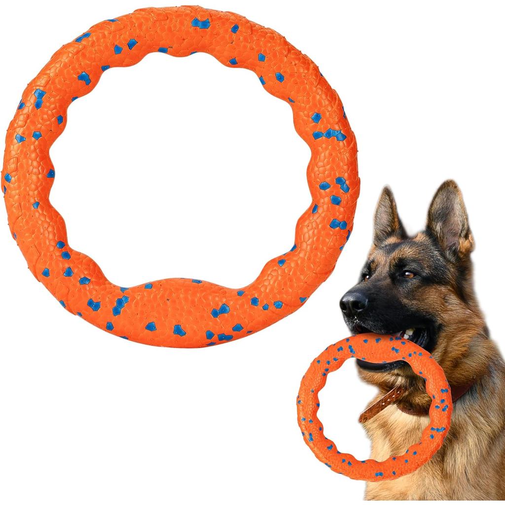 Dog Ring Toy, Indestructible Flying Discs for Throwing Catching, Water ...