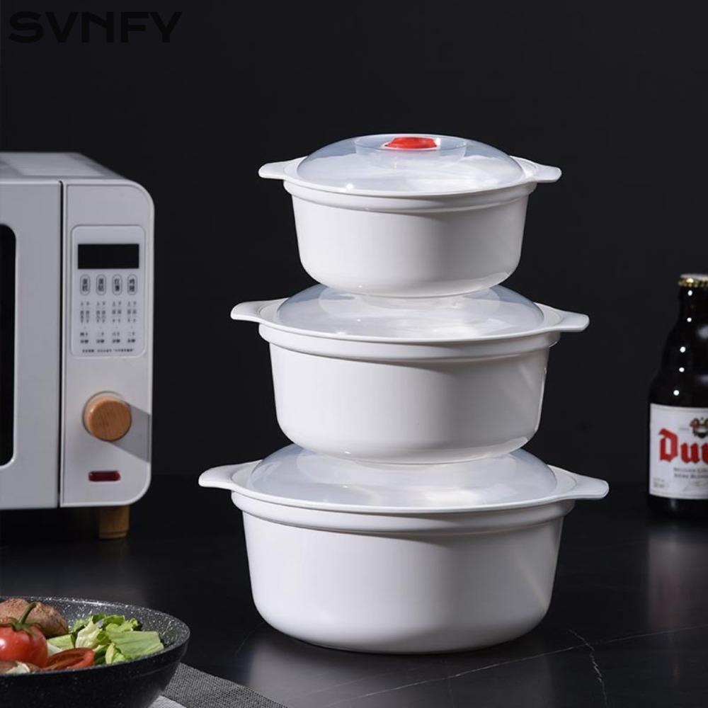 SVNFY Microwave Lunch Box, Plastic Transparent Microwave Oven Special ...