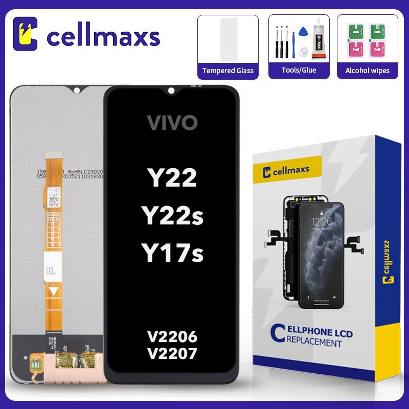 For VIVO Y22 Y22s Y17s V2206 V2207 LCD Touch Screen Replacement ...