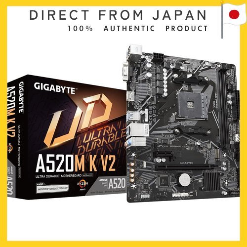 Gigabyte MB6136 A520M K V2 MicroATX motherboard [with AMD A520 chipset