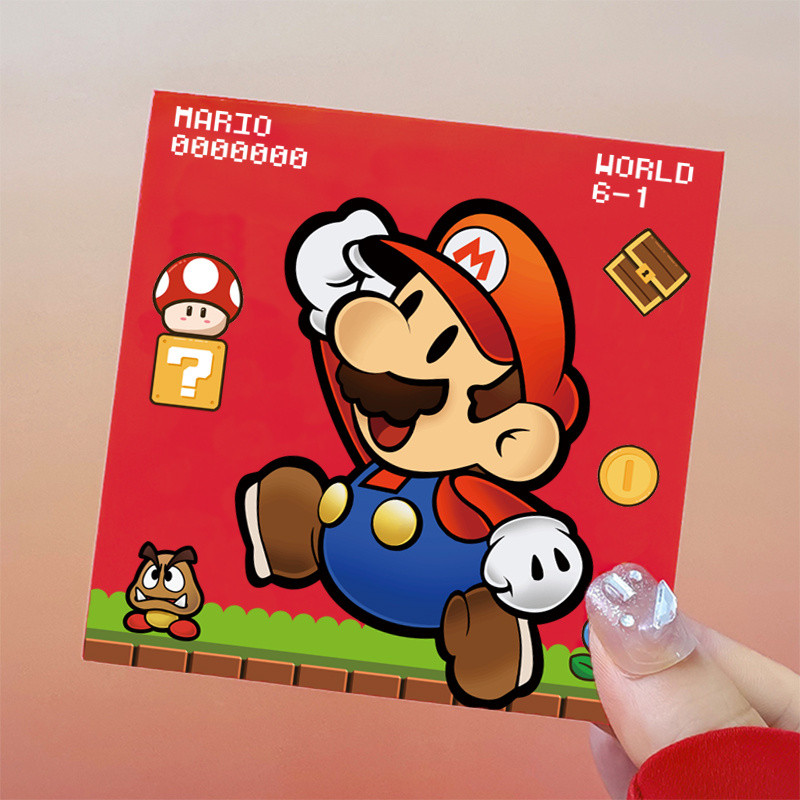 30pc Mario Angpao 2026 Year of the Horse Cartoon Red Envelope Adorable ...