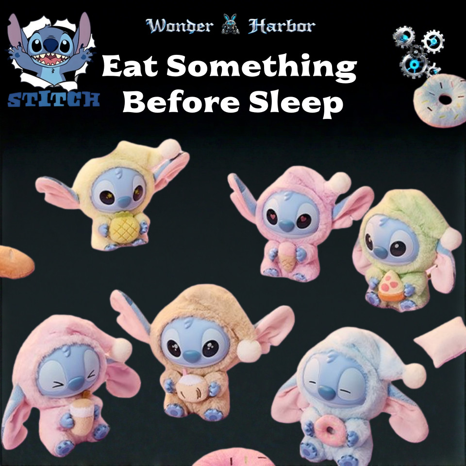 Stitch Eat Something Before Sleep Series Blind Box Stitch No Matter How ...