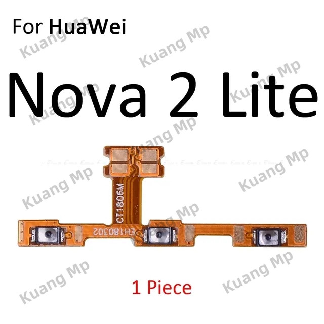 Mute Switch Power Key Ribbon For HuaWei Nova 2 2s 2i 2 Plus 2 Lite ON ...