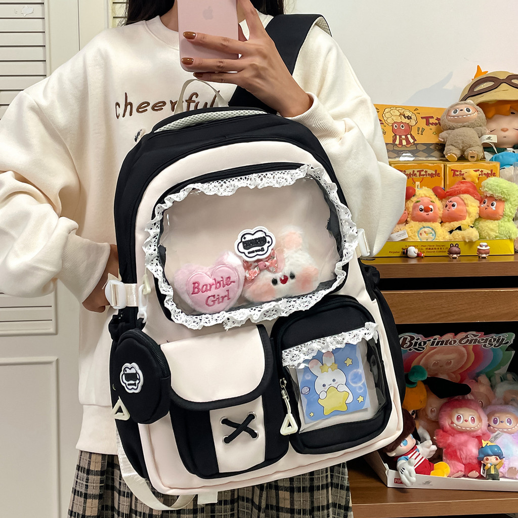 Kawai Ita Bag Backpack Doll Display Transparent Backpack Sweet Girl ...