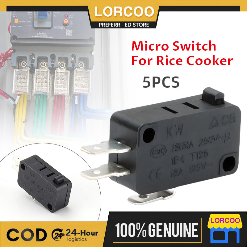 5Pcs micro switch soft for rice cooker 16A 250V | Shopee Philippines
