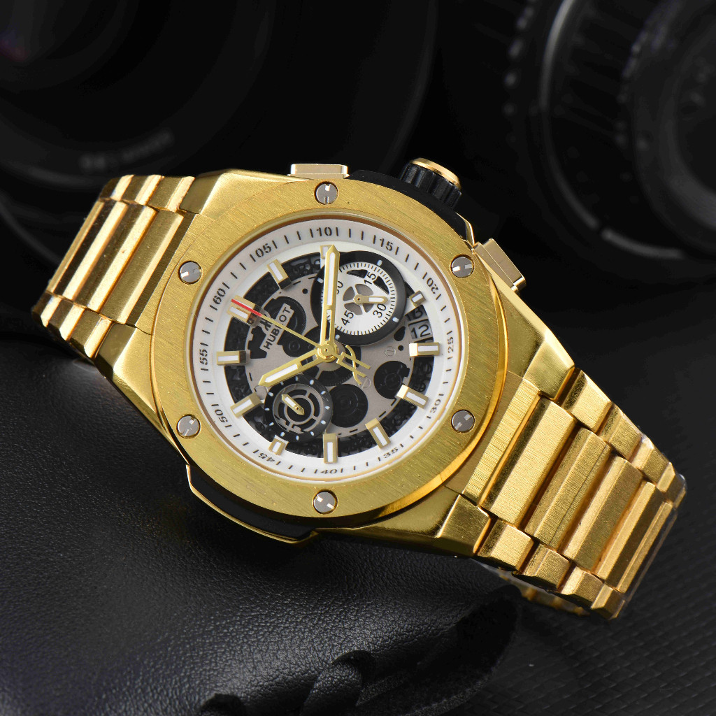 Hengbao New Style Hollow Mechanical Quartz Movement Trendy Casual Watch ...