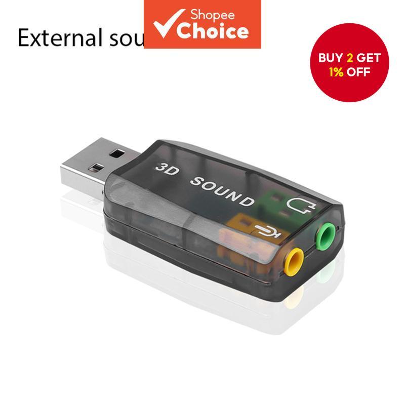 5.1 Sound Channel: Independent USB Sound Card - External Computer ...