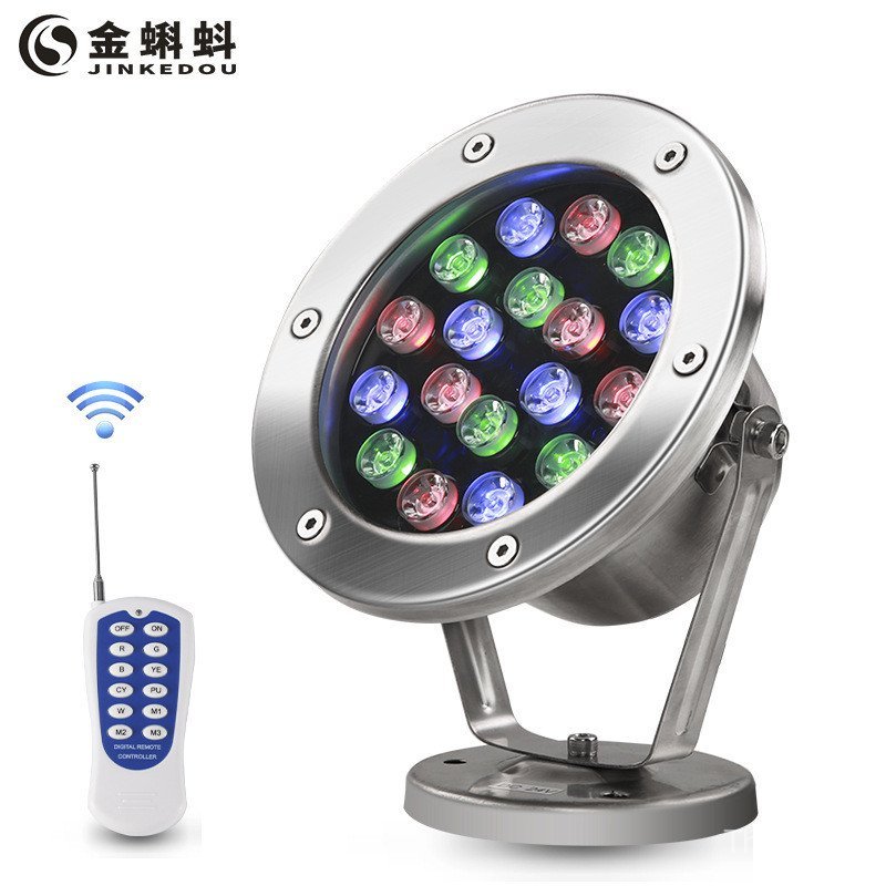 Cross-Border LED Underwater Spotlight Pool Underwater Light Fish Pond ...